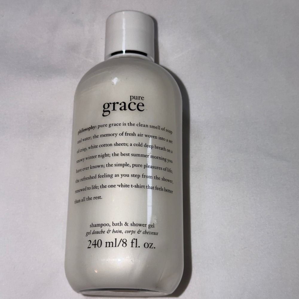 Philosophy Pure Grace Shampoo Bath & Shower Gel 8 oz New Sealed